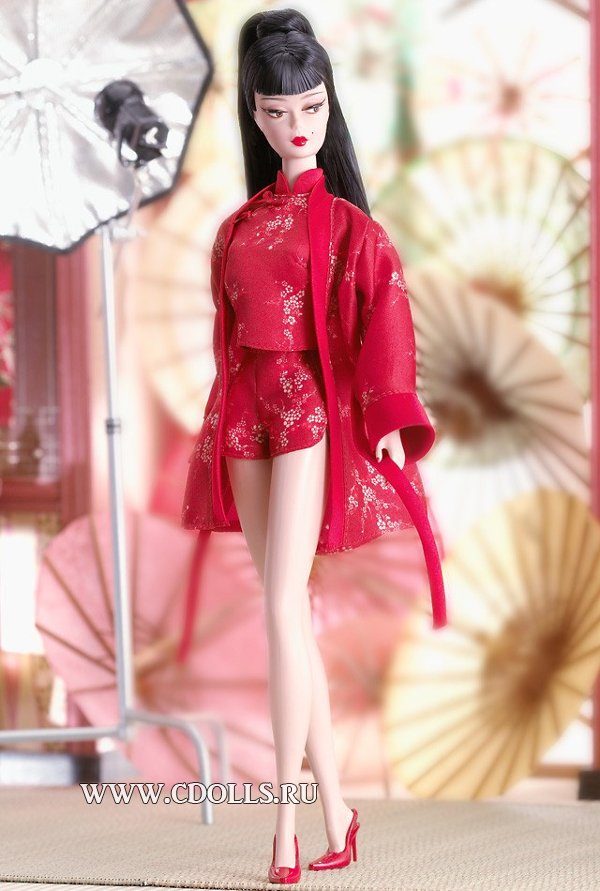 Кукла Barbie Chinoiserie Red Moon (Барби красная луна) - фото