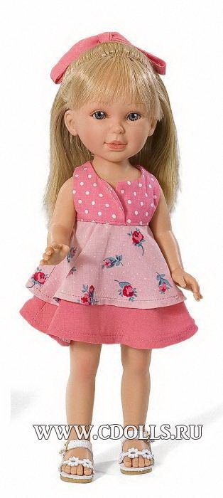 Кукла Vestida de Azul Paulina Pink Tweed (Вестида де Азул Паулина розовое лето) - фото