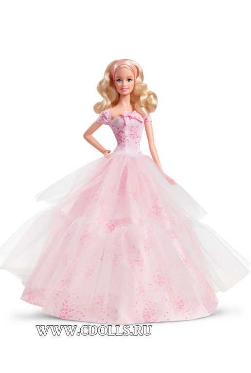 Кукла Barbie 2016 Birthday Wishes (Барби пожелания на день рождения 2016, блондинка) - фото