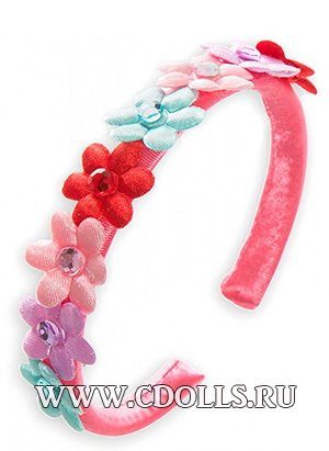 Ободок KidzNCats Hairband By Sonja Hartmann (С цветочками для кукол Кидз Н Катс 46 см) - фото