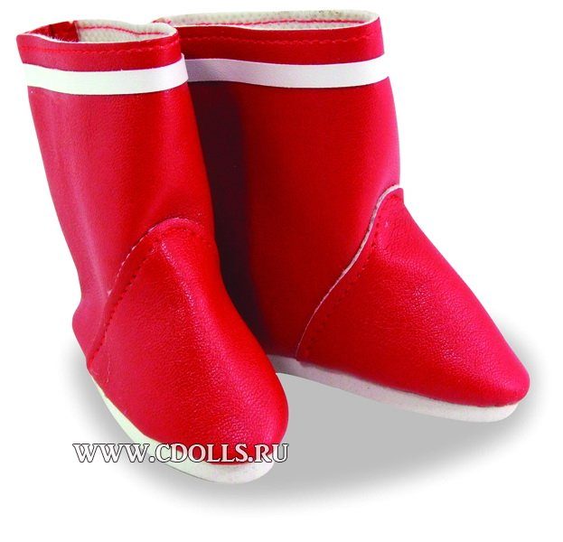 Petitcollin Red Boots (Красные сапоги для кукол Петитколлин 35 см, 39 см, 40 см) - фото