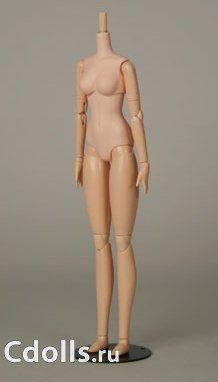 Obitsu Body Female SBH-S Small Bust Whity (Обитсу женское тело куклы 27 см прорезиненное с магнитами белый цвет грудь S) - фото