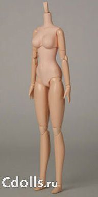 Obitsu Body Female SBH-M Medium Bust Whity (Обитсу женское тело куклы 27 см прорезиненное без магнитов белый цвет грудь М) - фото