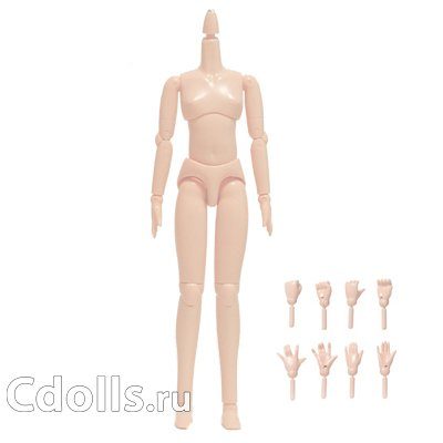 Obitsu Body Female Whity (Обитсу женское тело куклы 21 см без магнитов белый цвет) - фото