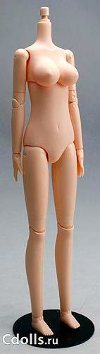 Obitsu Body Female - Bust Size L with Magnet Natural (Обитсу женское тело куклы 25 см с магнитами натуральный цвет грудь L) - фото