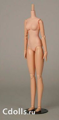 Obitsu Body Female SBH-M Medium Bust Natural (Обитсу женское тело куклы 27 см прорезиненное с магнитами натуральный цвет грудь M) - фото