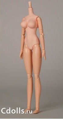 Obitsu Body Female SBH-L Large Bust Natural (Обитсу женское тело куклы 27 см прорезиненное без магнитов натуральный цвет грудь L) - фото