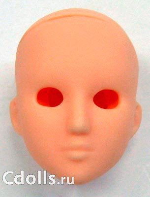 Obitsu Head with Eye Sockets Natural (Голова модель 6 натуральный цвет для кукол Обитсу 27 см) - фото