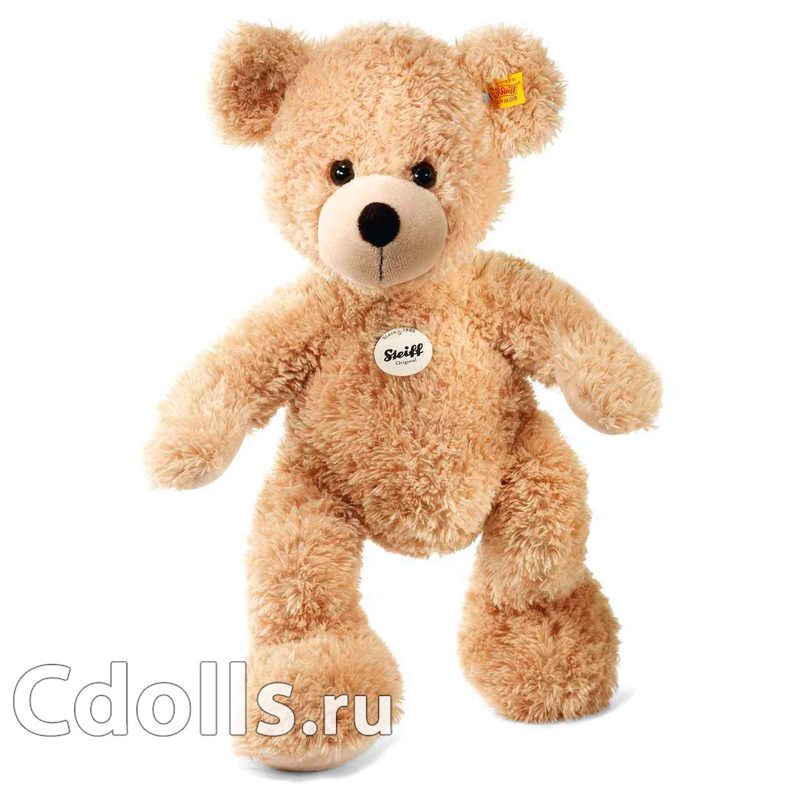 Мягкая игрушка Steiff Fynn Teddy bear (Штайф Мишка Тедди Финн бежевый 40 см) - фото