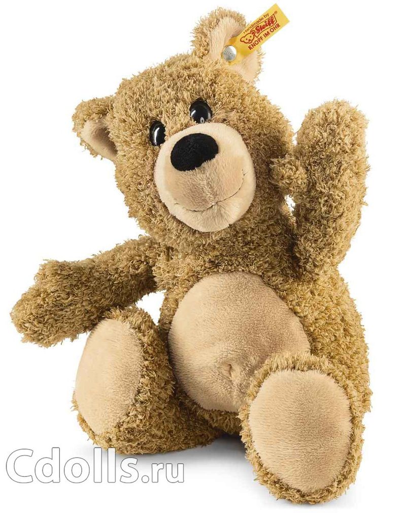 Мягкая игрушка Steiff  Mr. Honey Teddy Bear brown (Штайф Мишка Тедди Мистер Хани коричневый 28 см) - фото