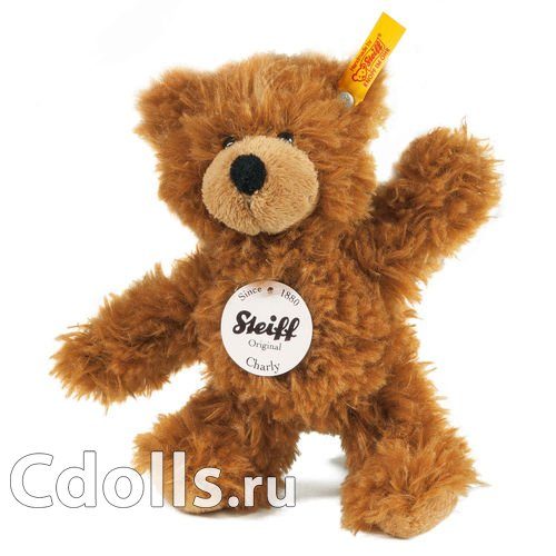 Мягкая игрушка Steiff Сharly Dangling Teddy Bear (Штайф Мишка Тедди Чарли коричневый 16 см) - фото