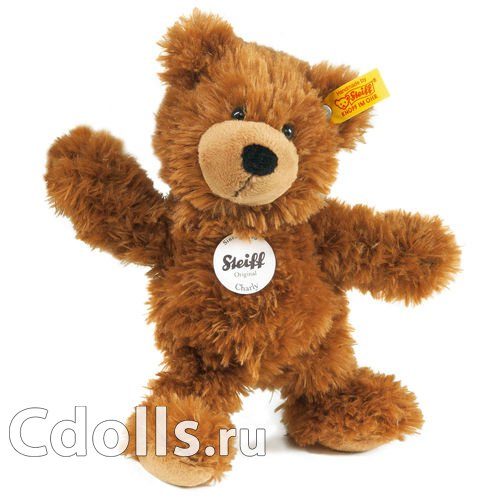 Мягкая игрушка Steiff Сharly Dangling Teddy Bear (Штайф Мишка Тедди Чарли коричневый 23 см) - фото