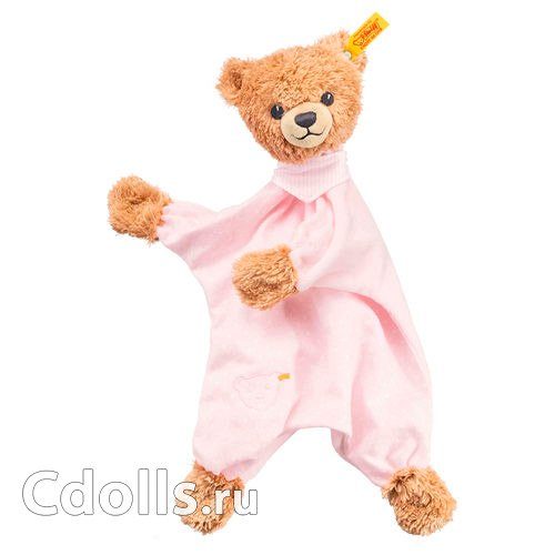 Комфортер Steiff Sleep Well Bear pink (Штайф Мишка Крепкий сон розовый 30 см) - фото