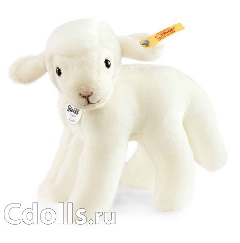 Мягкая игрушка Steiff Linda Lamb (Штайф Овечка Линда белая 16 см) - фото
