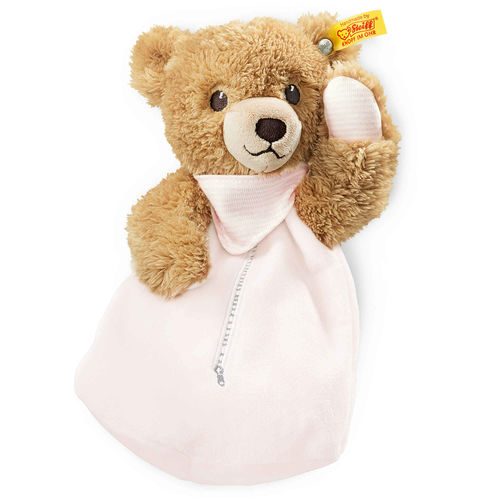Мягкая игрушка Steiff Sleep Well Bear Heat Cushion pink (Штайф Мишка Крепкий сон с термо-подушечкой розовый 25 см) - фото