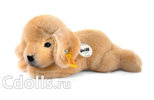 Мягкая игрушка Steiff Little Friend Lumpi Golden Retriever Puppy (Штайф Маленький друг Щенок ретривера Люмпи 22 см) - фото