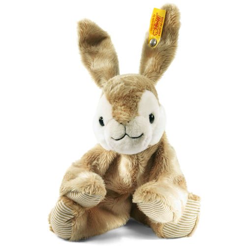 Мягкая игрушка Steiff Floppy Hoppel Rabbit (Штайф Мягкий Кролик Хоппель светло-коричневый 16 см) - фото