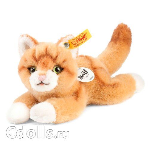 Мягкая игрушка Steiff Little Friend Mizzy cat blond (Штайф Маленький друг Котёнок Митси бежевый 22 см) - фото