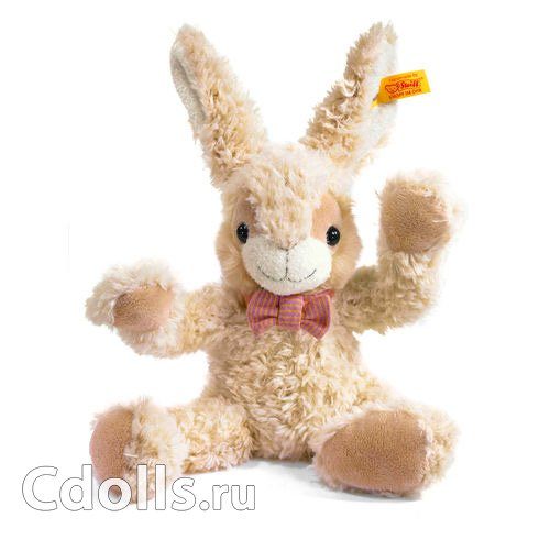 Мягкая игрушка Steiff Happy Friend Manni rabbit cream (Штайф Счастливый друг Кролик Манни кремовый 28 см) - фото