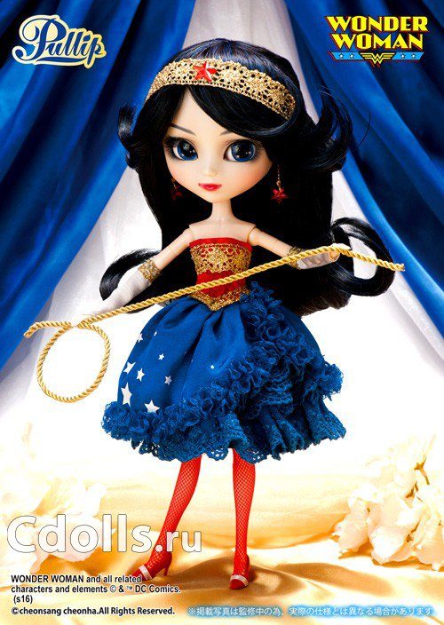 Кукла Pullip SDCC Wonder Woman Dress Version (Пуллип Чудо Женщина), Groove Inc - фото