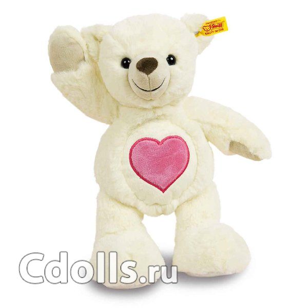 Мягкая игрушка Steiff Heart Wish Bear (Штайф Мишка Сердечное желание 28 см) - фото