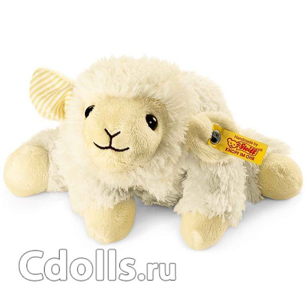 Мягкая игрушка Steiff Floppy Linda Lamb Heat Cushion (Штайф Овечка Линда 22 см с тепловой подушечкой) - фото