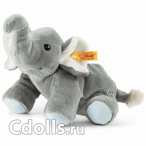 Мягкая игрушка Steiff Floppy Trampili Elephant Heat Cushion (Штайф Слон Трампили 22 см с тепловой подушечкой) - фото