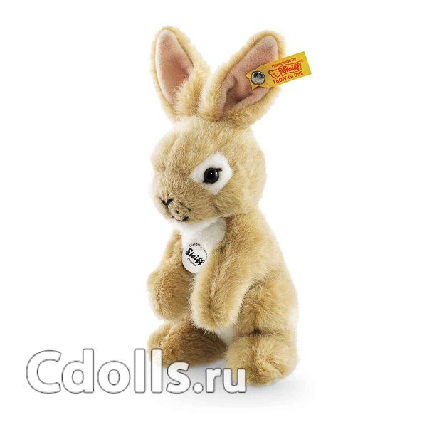 Мягкая игрушка Steiff Meiko Rabbit (Штайф Кролик Мейко бежевый 16 см) - фото