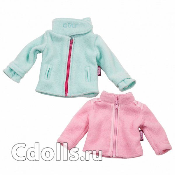 Gotz Fleece Jacket Set (Набор флисовых курток для кукол Готц 45 - 50 см) - фото