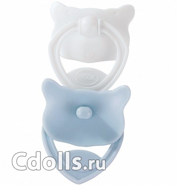 Gotz Dummy Set Blue And White for Cookie Doll (Набор сосок для кукол Готц Cookie) - фото