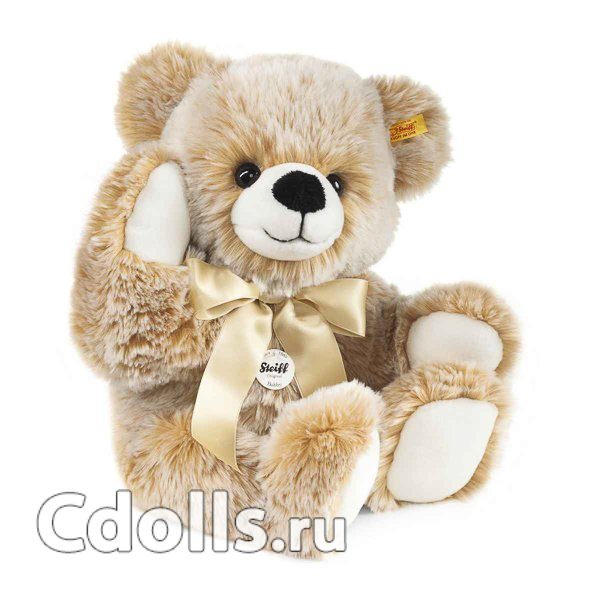 Мягкая игрушка Steiff Bobby Dangling Brown Tipped Teddy Bear (Штайф Мишка Тедди Бобби светло-коричневый 50 см) - фото