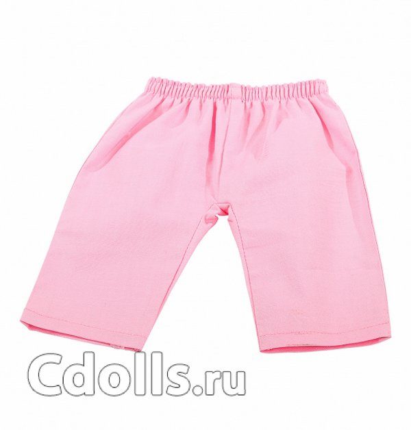 Gotz Cloth Pink Trousers Size S (Розовые штаны для кукол Готц 30 - 33 см) - фото