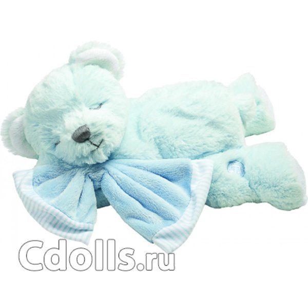 Suki Мишка Hug-a-Boo Голубой с музыкальным механизмом - фото