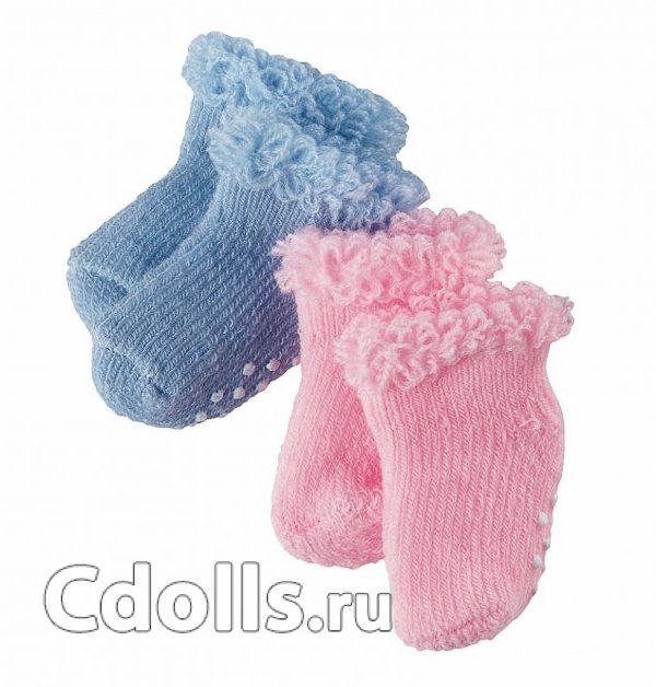 Gotz Non-slip Socks (Нескользящие носки для кукол Готц 30 - 48 см) - фото