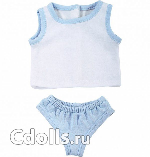 Gotz Blue Underwear Size M (Голубое белье для кукол Готц 42 - 46 см) - фото