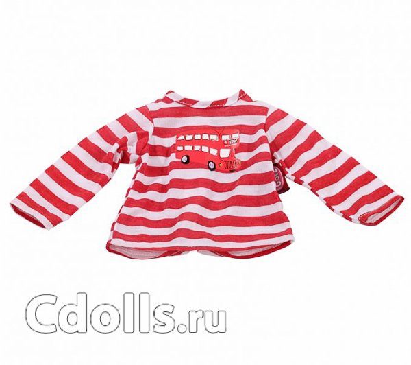 Gotz T-shirt London Bus Size S (Майка Автобус Лондона для кукол Готц 30 - 33 см) - фото