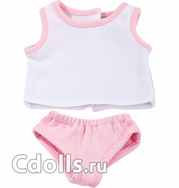 Gotz Pink Underwear Size M (Розовое белье для кукол Готц 42 - 46 см) - фото