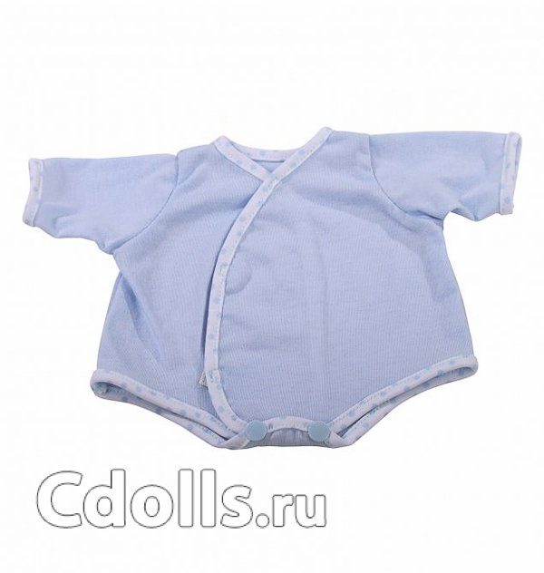 Gotz Blue Bodysuit Size M (Боди голубое для кукол Готц 42 - 46 см) - фото