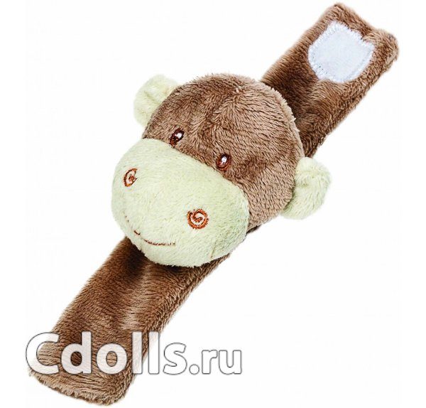 Мягкая игрушка Suki Mojo Monkey Wrist Rattle (Зуки Погремушка на запястье Обезьянка Моджо) - фото