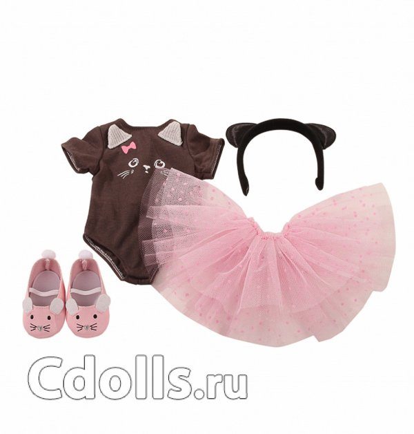 Gotz Little Kitten Set XL (Наряд Маленький Котенок для кукол Готц 45 - 50 см) - фото