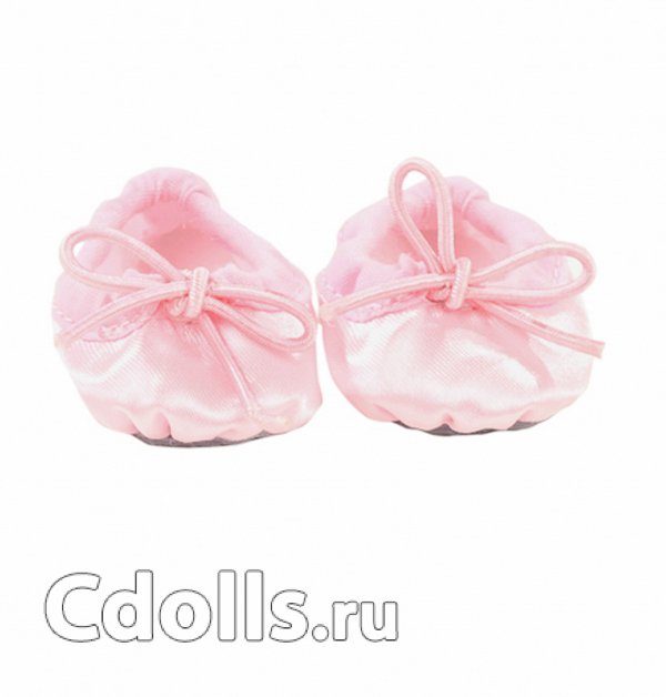 Gotz Ballet Shoes (Розовые балетки для кукол Готц 42 - 50 см) - фото
