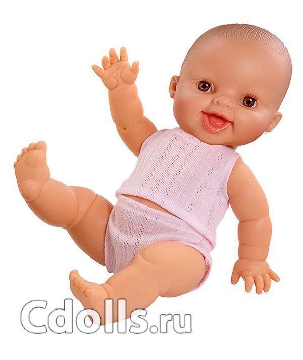 Кукла Paola Reina Newborn Girl In Pink (Паола Рейна Пупс девочка в розовом) 34 см - фото