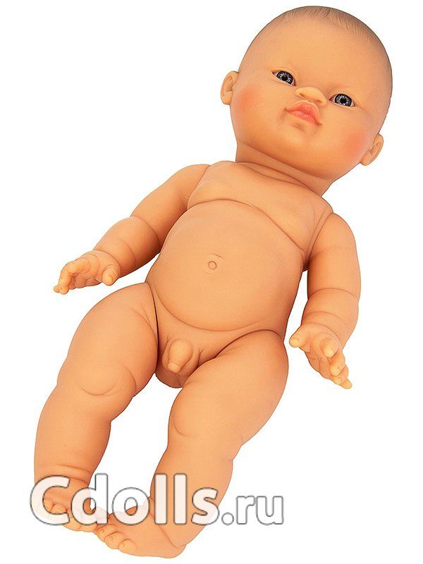 Кукла Paola Reina Newborn Asian Boy (Паола Рейна Пупс азиат) 34 см - фото