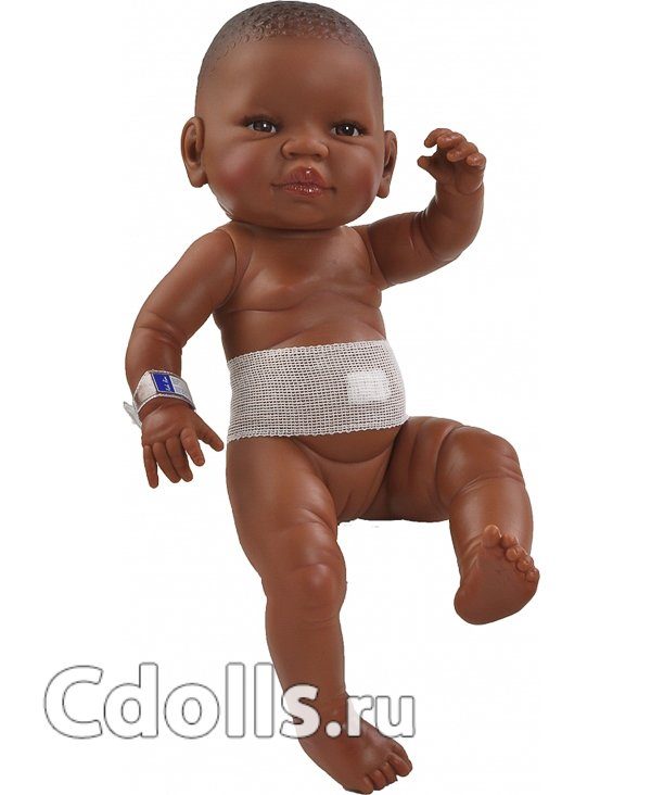 Кукла Paola Reina Baby Dark Skin Girl (Паола Рейна Пупс мулатка) 45 см - фото