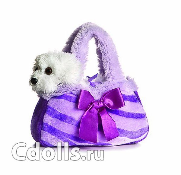 Мягкая игрушка Maru and Friends Pretty Pup (Мару энд Френдз Милая собачка в сумочке) - фото