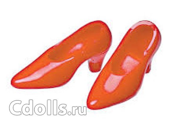 Obitsu High Heels Red (Туфли-лодочки красные для кукол Обитсу 23, 25, 27 см) - фото