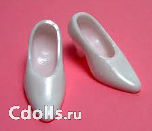 Obitsu High Heels White (Туфли-лодочки белые для кукол Обитсу 23, 25, 27 см) - фото