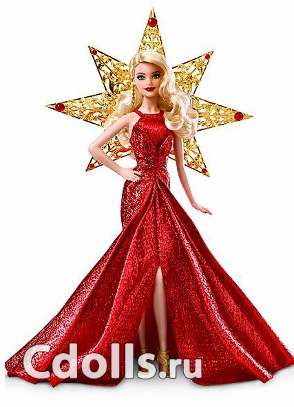 Кукла Barbie 2017 Holiday (Барби Праздничная 2017 блондинка) - фото