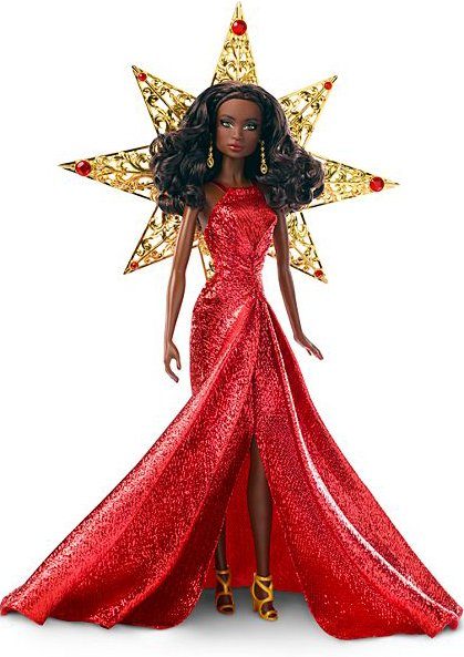 Кукла Barbie 2017 Holiday (Барби Праздничная 2017 брюнетка) - фото