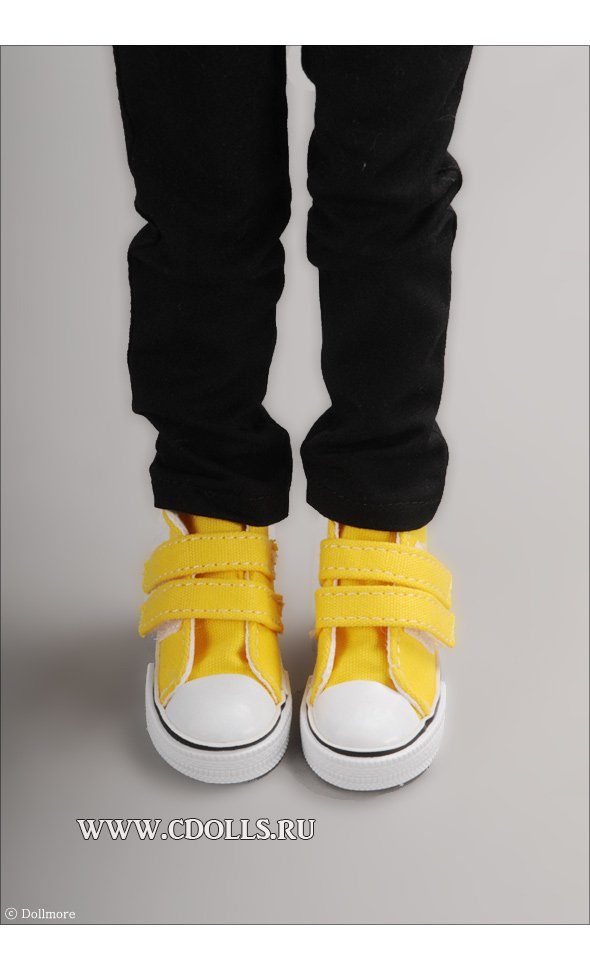 Dollmore Two strap Sneakers (Кеды на липучках цвет синий для кукол Доллмор) - фото